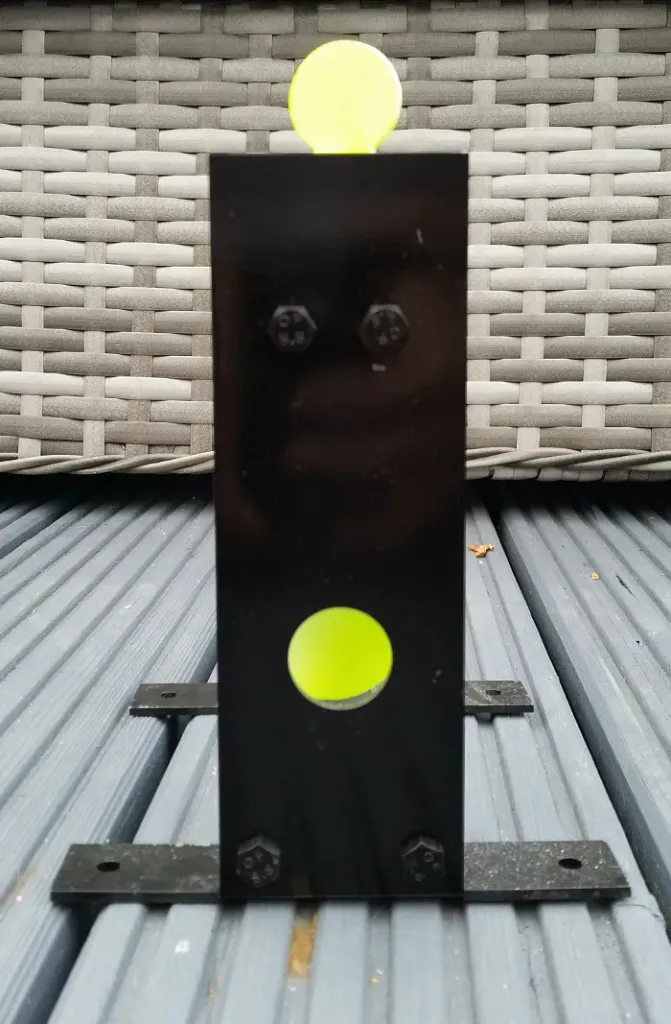 Cordless Resetting Airgun Target - 25mm top disk
