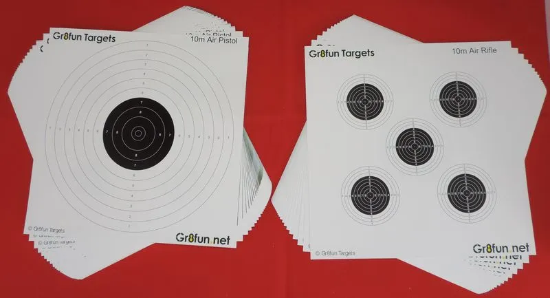 [CardPractice-500] Practice Target ISSF/NSRA 17cm x 17cm - 500 pack