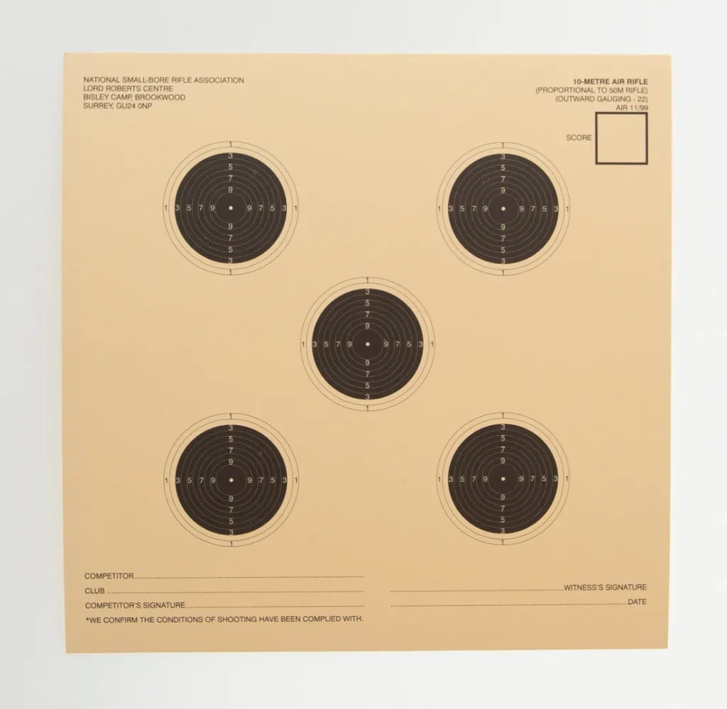 [SSSNSRA022] NSRA Air 11/99-18 (10 M Air Rifle Prop to 50 Metres) Packs (1)