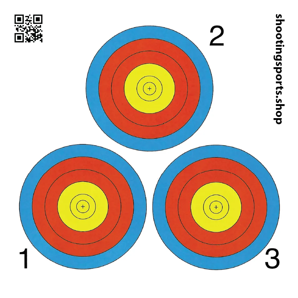 3 Spot Targets - 14cm x 14cm Packs